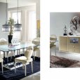 Spanish furniture factory Llass, luxury classic style dining room, modern dining tables